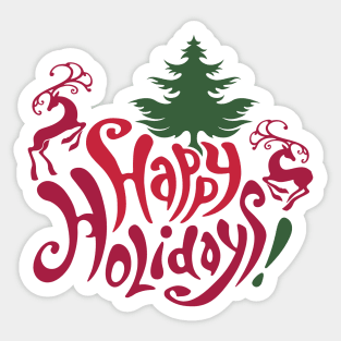 Happy Holidays! Sticker